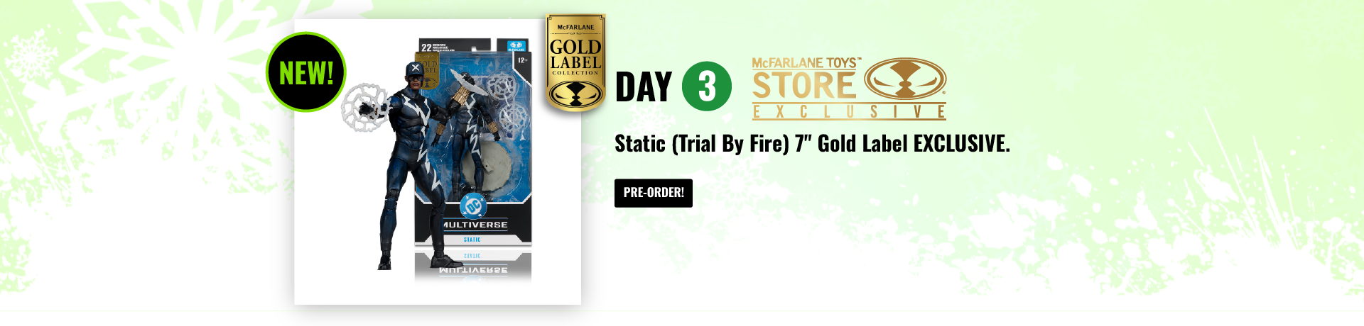 Static Trial by Fire Gold Label Figure MTS Exclusive