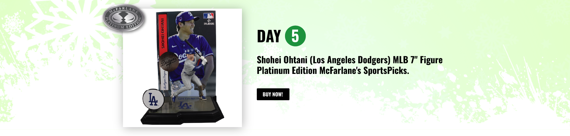 Shohei Ohtani Platinum Edition Figure