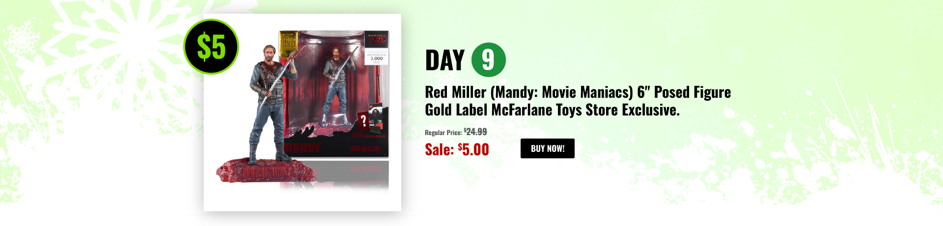 Mandy Movie Red Miller Gold Label Figure