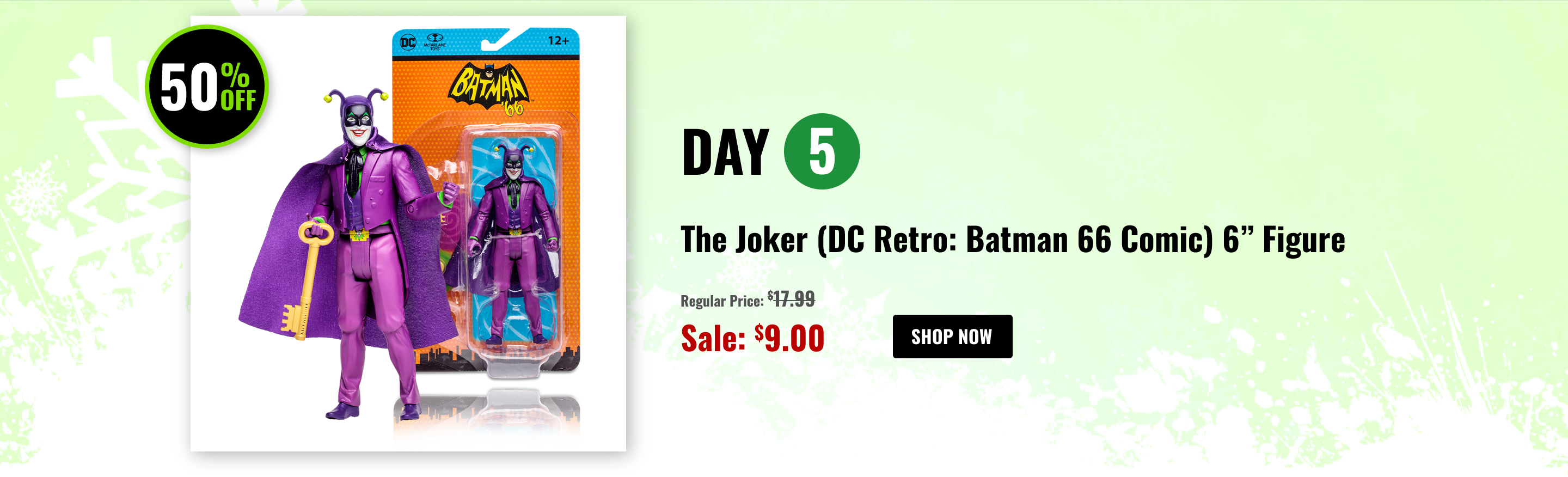 The Joker (DC Retro: Batman 66 Comic) 6" Figure