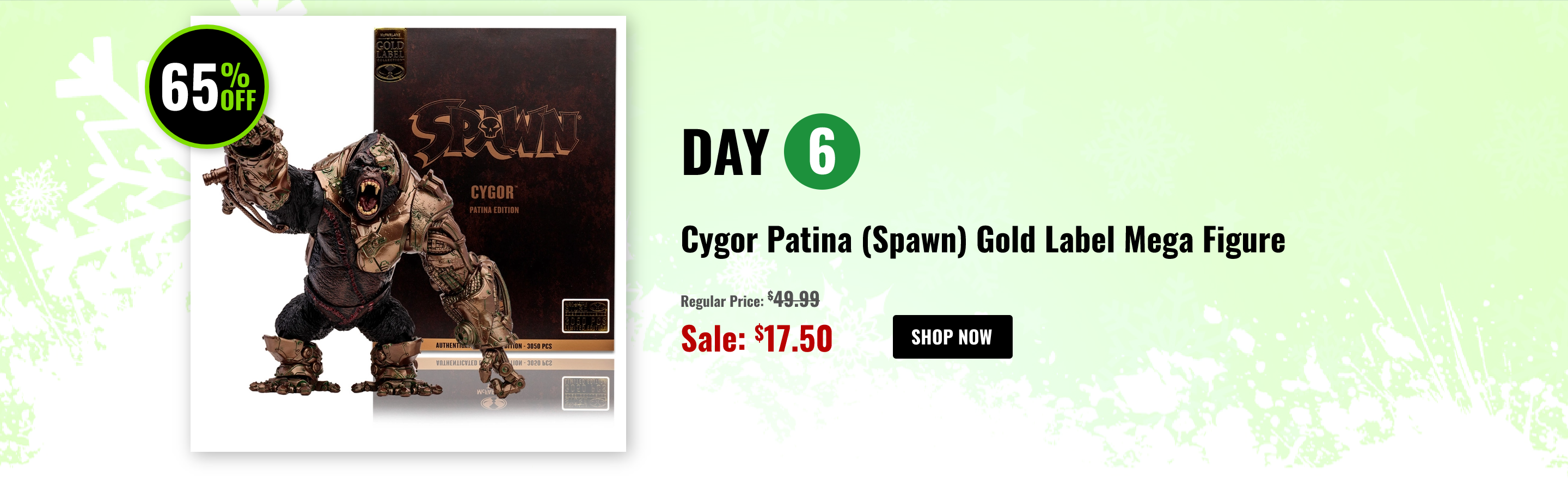 Cygor Patina (Spawn) Gold Label Mega Figure